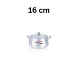 Elegant Belly Pot Glass Lid