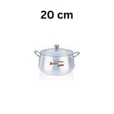 Elegant Belly Pot Glass Lid