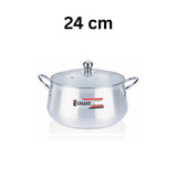 Elegant Belly Pot Glass Lid