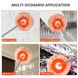 360 Degree Spin Adjustable Cleaning Sunflower Mop 3Ft Long Pipe