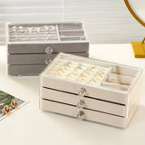 Acrylic 3 Drawer Jewelry Organizer