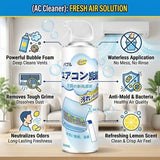 Air Conditioner Cleaner Foam Spray 500ml - Deep Coil Cleaning & Deodorizer