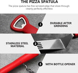 3in1 Pizza Spatula Pizza Shovel Paddle Pie Cake Holder Beer Bottle Opener Pizza Transfer Shovel Pizza Pizzazz Cake Spade Server Bread Shovel Baking Shovel Pie Shovel Wine - Alif Online