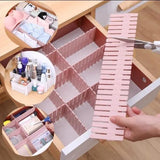 4Pc Drawer Storage Partition Kitchen Cabinet Kitchen Partition Board Plastic Office Partition Partition Free Combination Artifact