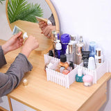 4Pc Drawer Storage Partition Kitchen Cabinet Kitchen Partition Board Plastic Office Partition Partition Free Combination Artifact - Alif Online