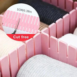 4Pc Drawer Storage Partition Kitchen Cabinet Kitchen Partition Board Plastic Office Partition Partition Free Combination Artifact - Alif Online