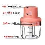🥗 Wireless Electric Food Chopper 250ML  🥗