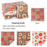 Microfiber Cleaning Towels Printed Pack Of 5