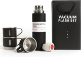 3 Cup Double-Layer Stainless Steel Vacuum Flask Set