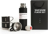 3 Cup Double-Layer Stainless Steel Vacuum Flask Set