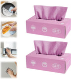 Microfiber Towel Absorbent Kitchen Cleaning Dishcloths Reusable 20Pcs/box
