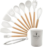 Heat-Resistant Non-Stick Silicone Cooking Tools Set – 12 Pieces Professional Kitchenware
