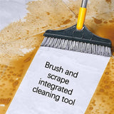2 in 1 Floor Brush Scrubber with Long Handle