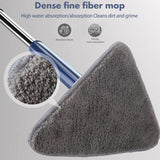 Triangle Mop 360 Rotating Adjustable With Twist Squeeze Wall & Floor Cleaner