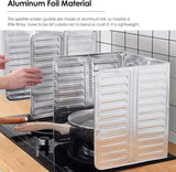 3-Slides Foldable Aluminum Stove Splatter Guard