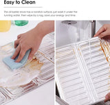 3-Slides Foldable Aluminum Stove Splatter Guard