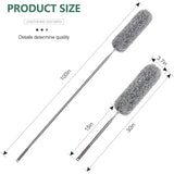 Premium High-Reach Ceiling Fan Duster Cleaner - 10 Feet Telescopic Stainless Steel Duster for Home & Office