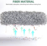 Premium High-Reach Ceiling Fan Duster Cleaner - 10 Feet Telescopic Stainless Steel Duster for Home & Office