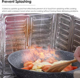 3-Slides Foldable Aluminum Stove Splatter Guard
