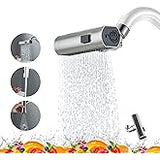 Kitchen Faucet - 4 in 1 360° Swivel Faucet Waterfall Faucet 4 Function Water Saving Kitchen Sink Faucet Bathroom Faucet