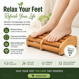 Wooden Foot Massager