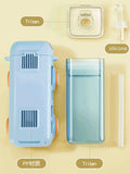 Bus Shape Water Bottle With Straw for Kids (500ml)