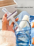 Bus Shape Water Bottle With Straw for Kids (500ml)