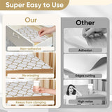 Anti-Slip Drawer Line Gold PVC Sheet Roll