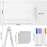 Acrylic LED Board With Stand & Colors