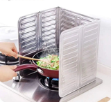 3-Slides Foldable Aluminum Stove Splatter Guard