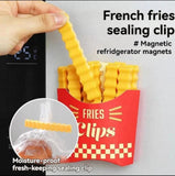 French fries Shaped Sealing Clip Snack Bag Bread Bag Clips magnetic