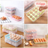 15 Grids Egg storage Box