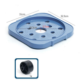 Gas Cylinder Trolley Base with Wheels Heavy Duty Cylinder Stand