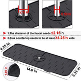 🌟 Multifunctional Silicone Sink Mat: Kitchen & Bathroom Organizer 🌟