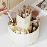 Rotatable Plastic Makeup Storage Organizer 360° Cosmetic Organizer