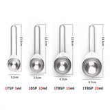 4 Pcs Measuring Spoon Sets Stainless Steel