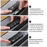 Travel Storage Briefcase Bag With Lock