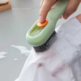 Multi-Functional Cleaning Brush With Soap Dispenser
