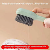 Multi-Functional Cleaning Brush With Soap Dispenser