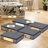 Foldable Under Bed Clothes Storage Organizer