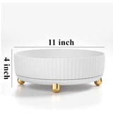 Rotating Makeup Organizer Tray With Stand