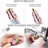 Rainbow Flawless Painless Face Hair Remover