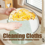 Microfiber Towel Absorbent Kitchen Cleaning Dishcloths Reusable 20Pcs/box