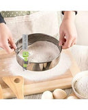 6 Pcs Stainless Steel Flour Sieve 60 Mesh Thickened Sesame Baking Tools Holding Ultrafine Flours Sift Kitchen Cake Accessories