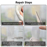 Strong Self Adhesive Window Net Screen Repair Patch Tape For Covering Up Holes Tears Anti Insect Mosquito Mesh