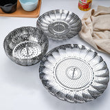 Premium Stainless Steel Steamer Basket Adjustable Folding Design