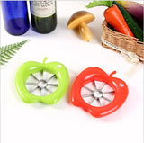 Apple Slicer Cutter Knife Stainless Steel and Plastic Fruit Cutting Slicer Vegetable Fruit Tool - Alif Online