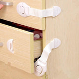 Baby Safety Protector Child Lock Cabinet locking Plastic Lock Protection of Children Locking From Doors Drawer - Alif Online