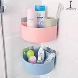 Bathroom Kitchen Corner Triangle Rectangle Storage Rack Organizer No Drill For Shower Shelf Basket Soap Shampoo Holder Toilet Storage - Alif Online