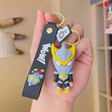 Keychains Cartoon Altman key soft rubber threedimensional doll pendan